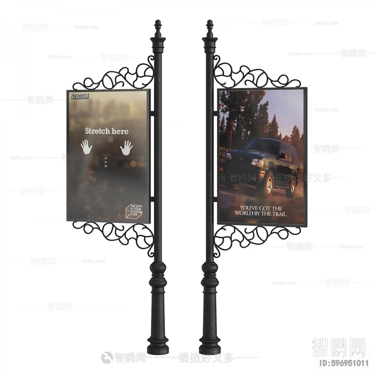 Modern Guide Board/bulletin Board