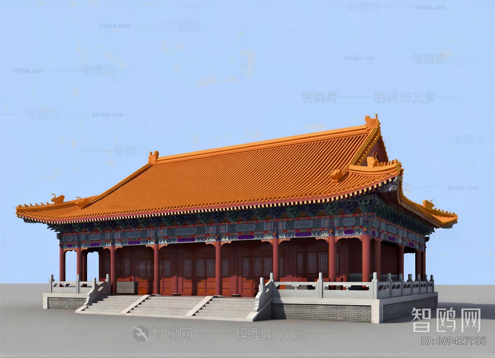 Chinese Style Ancient Architectural Buildings