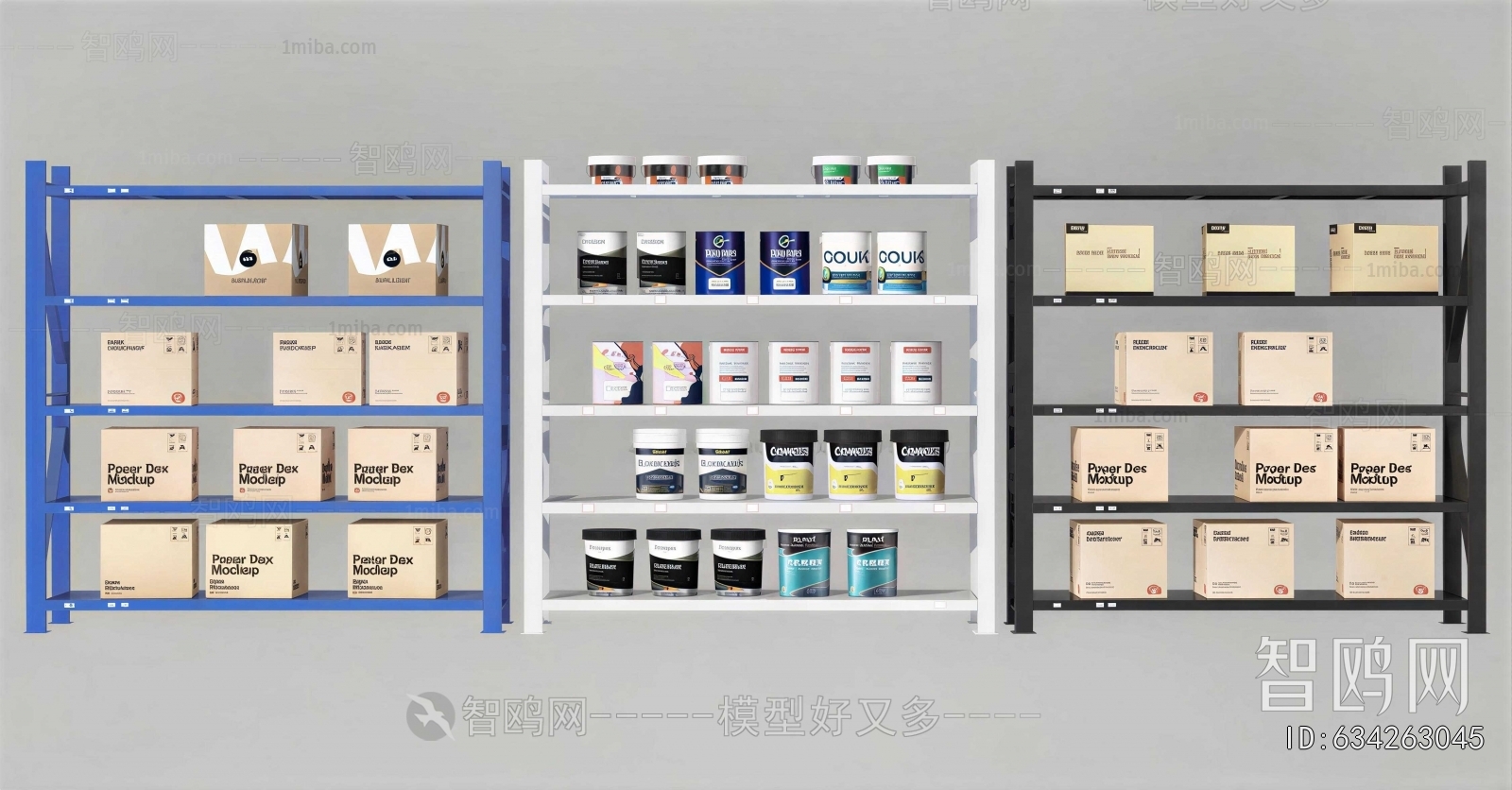 Modern Supermarket Shelf