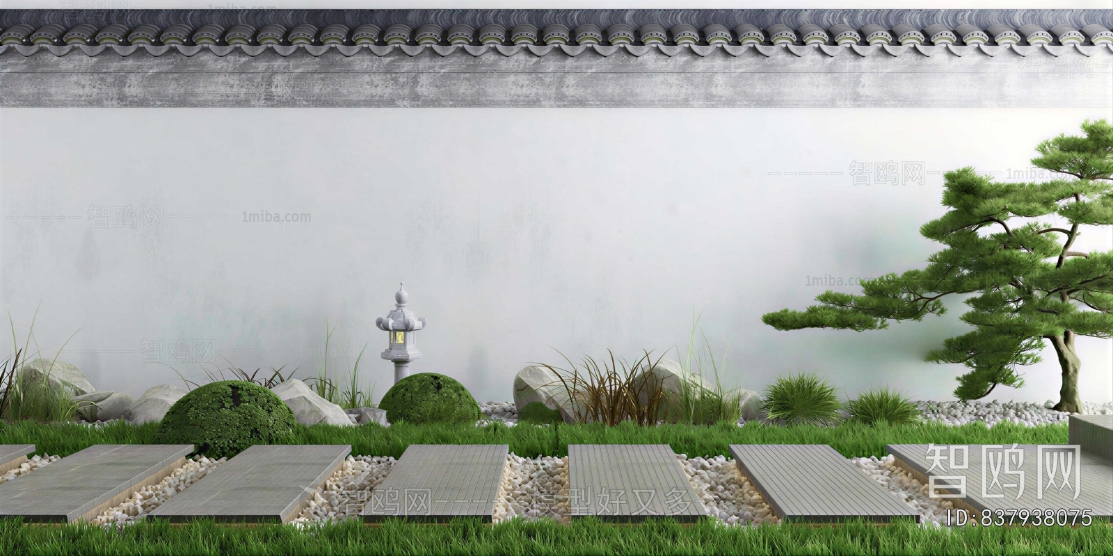 New Chinese Style Courtyard/landscape