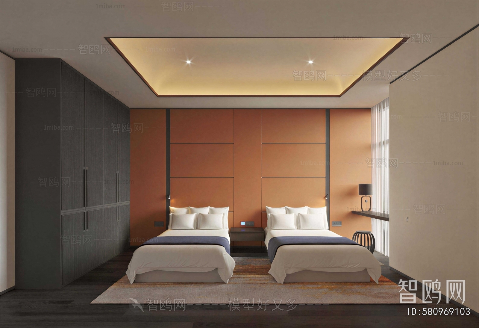 Modern Guest Room