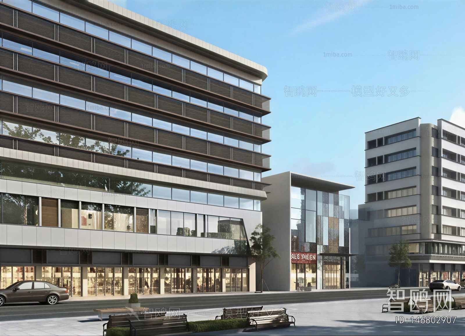 Modern Appearance Of Commercial Building