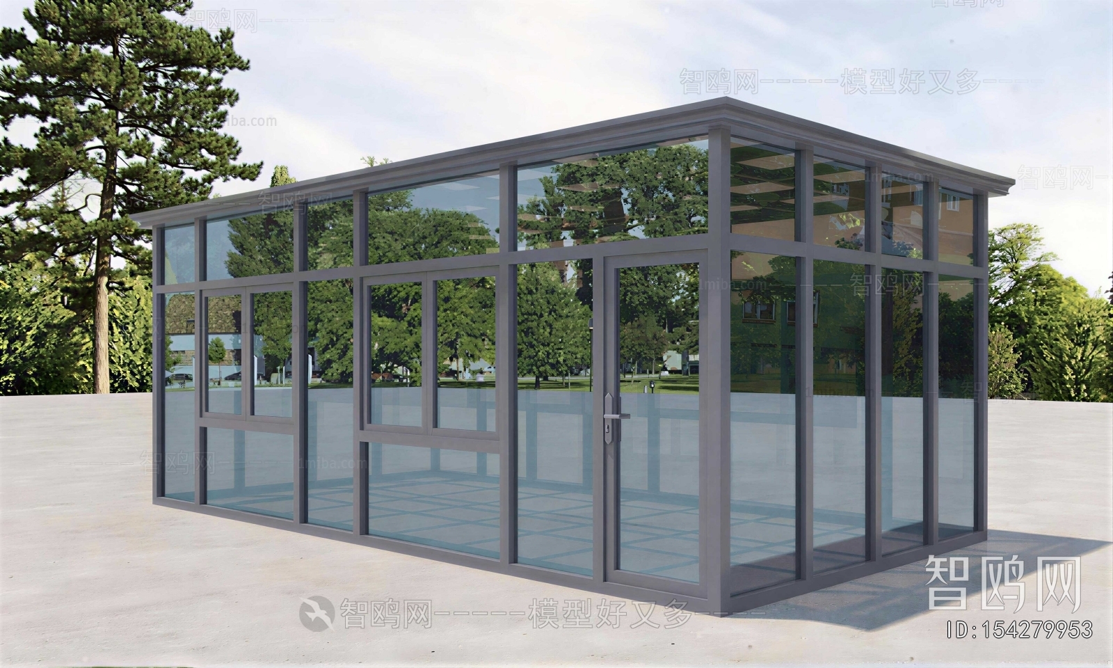 Modern Glass Sunshine Room