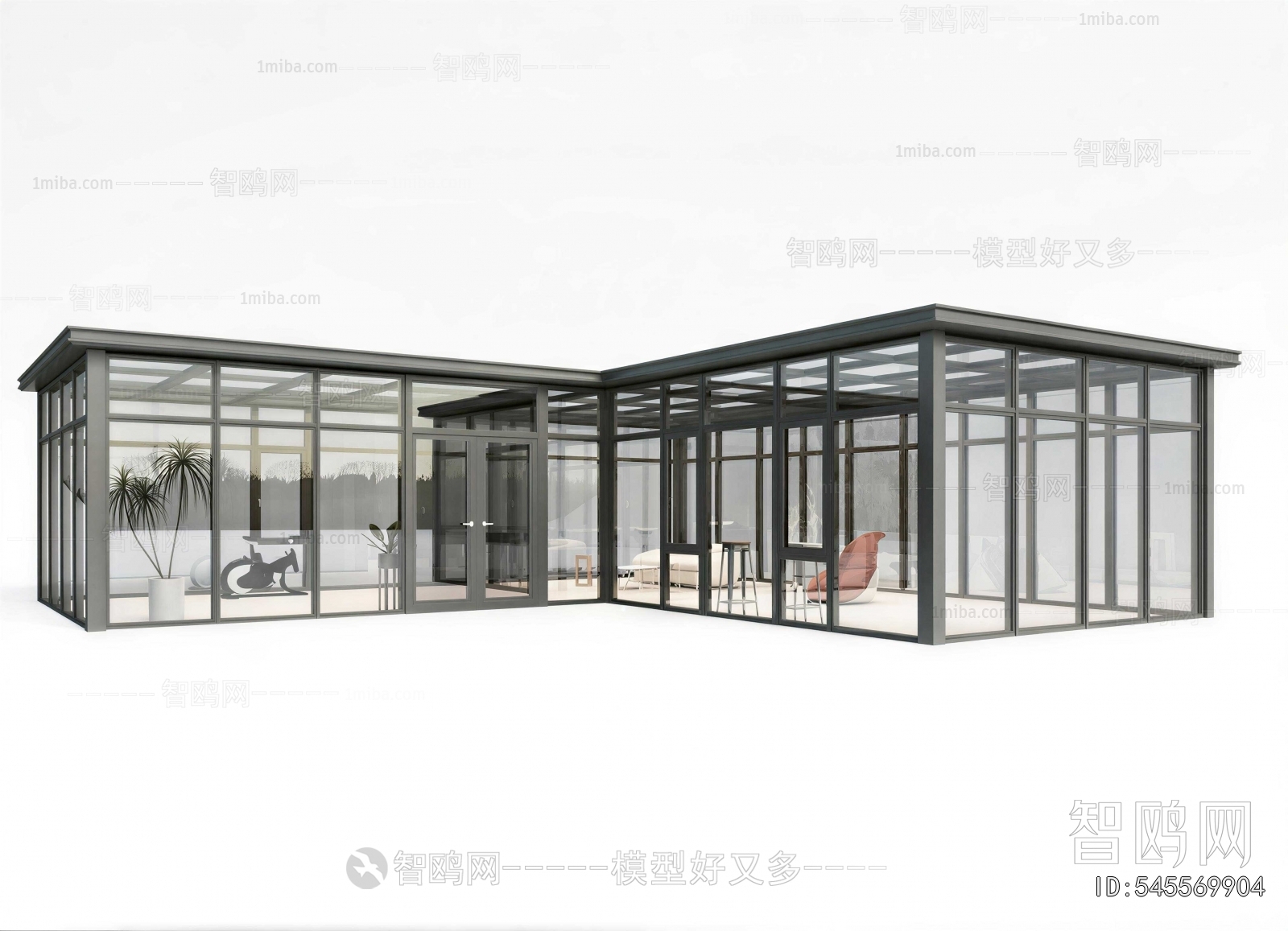Modern Glass Sunshine Room