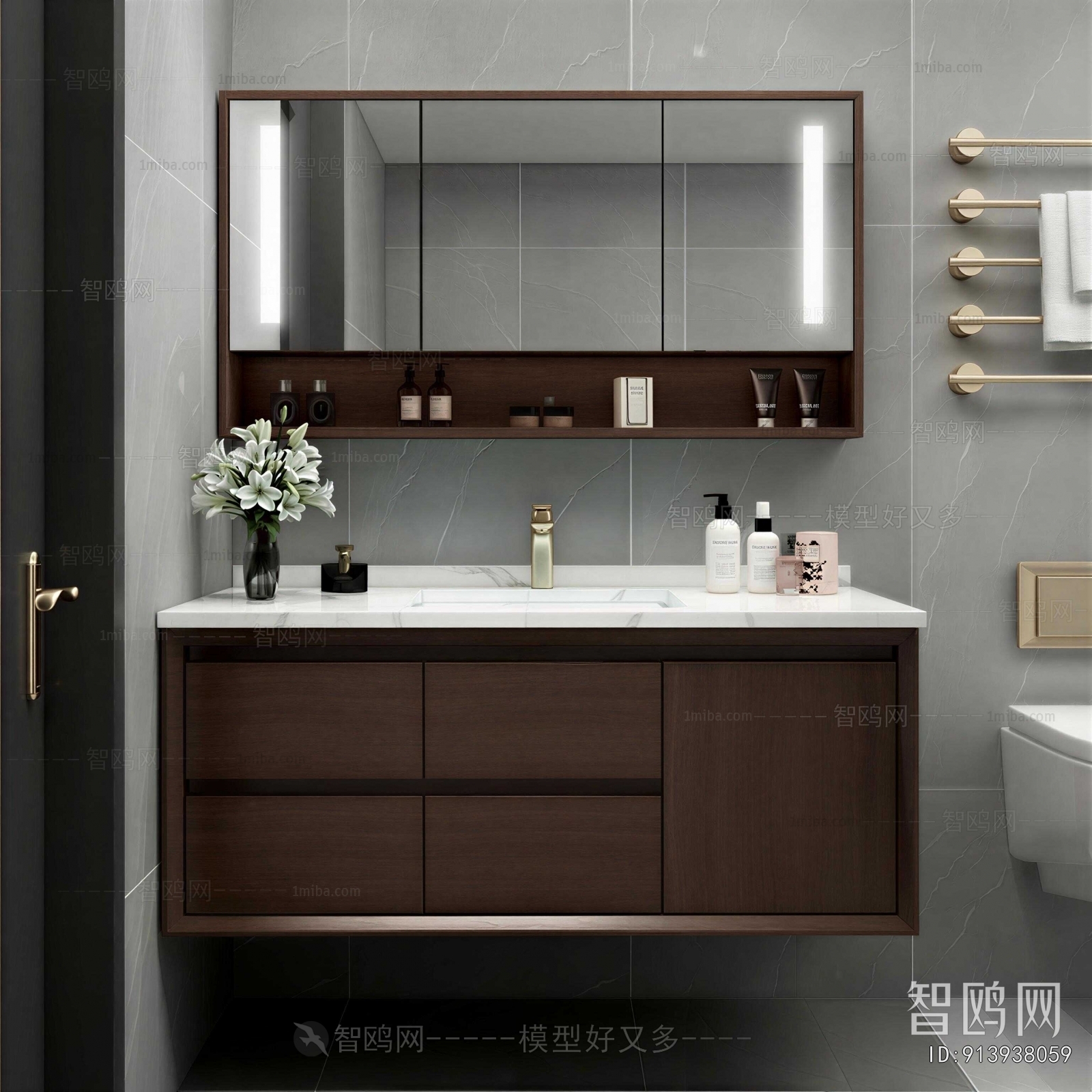 Modern Bathroom Cabinet