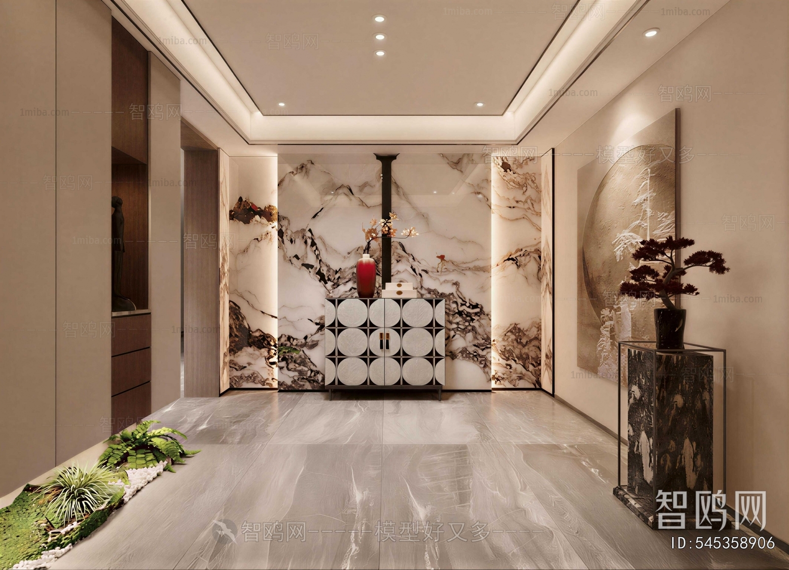 New Chinese Style Hallway