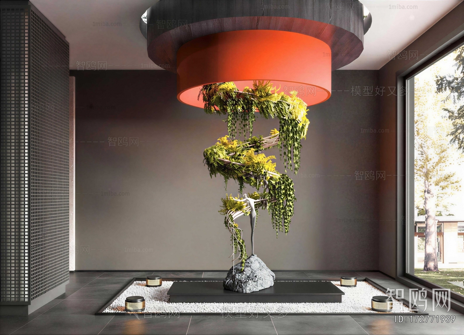 New Chinese Style Plant Landscaping