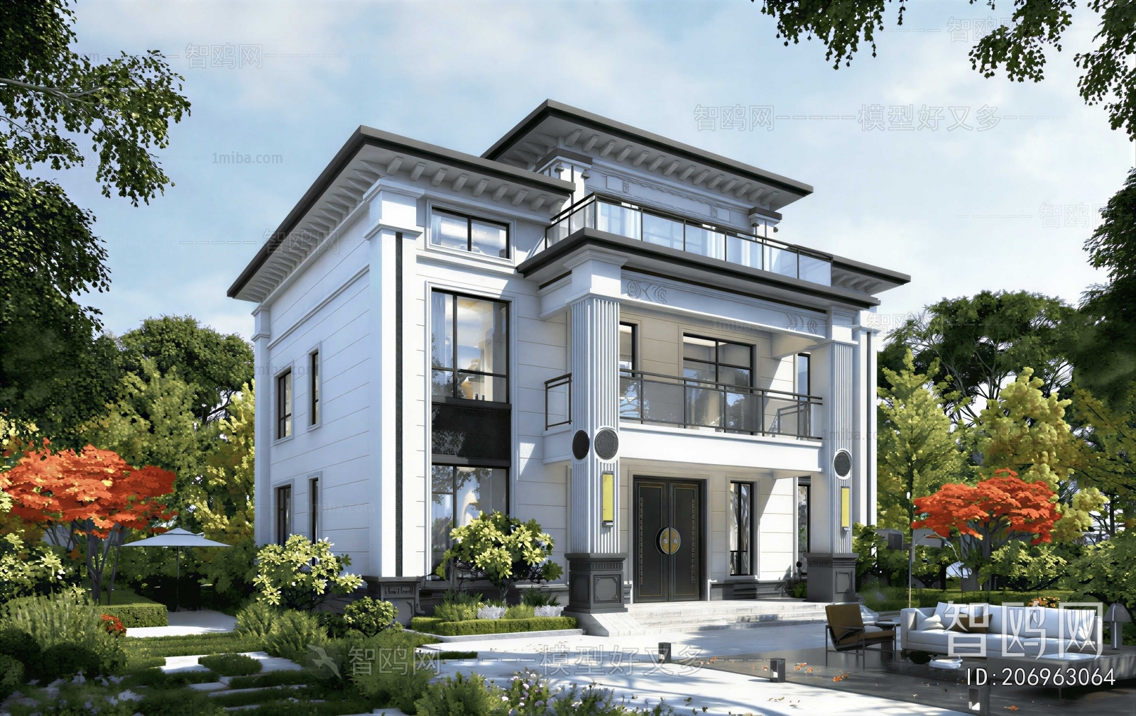 New Chinese Style Detached Villa