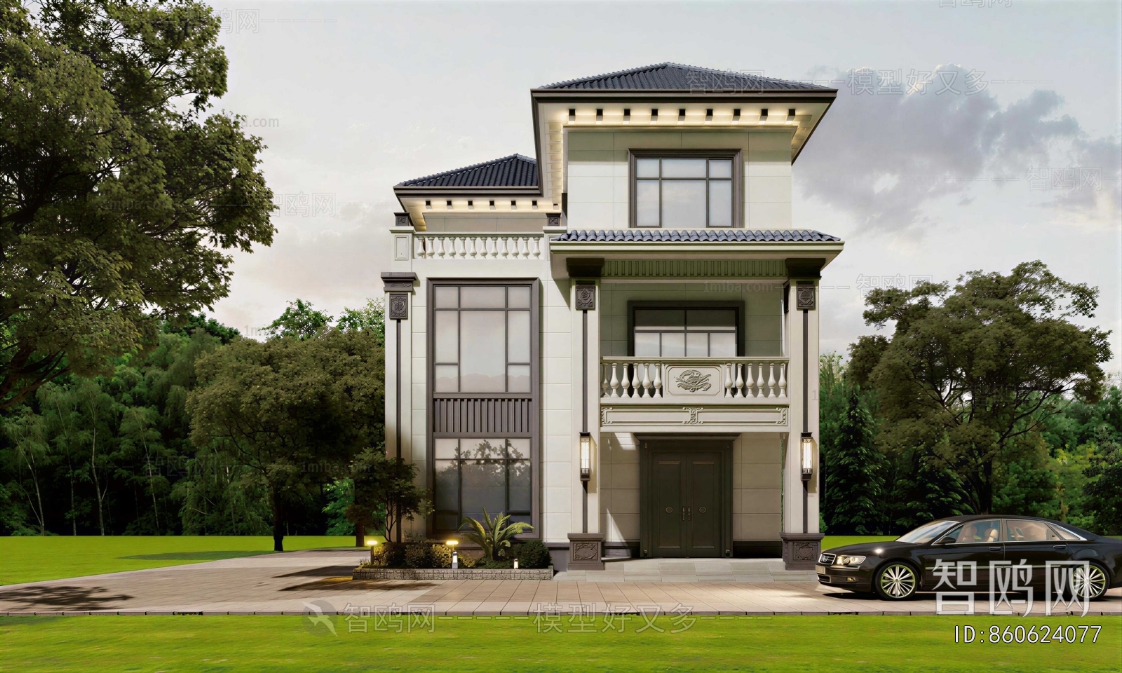 New Chinese Style Detached Villa