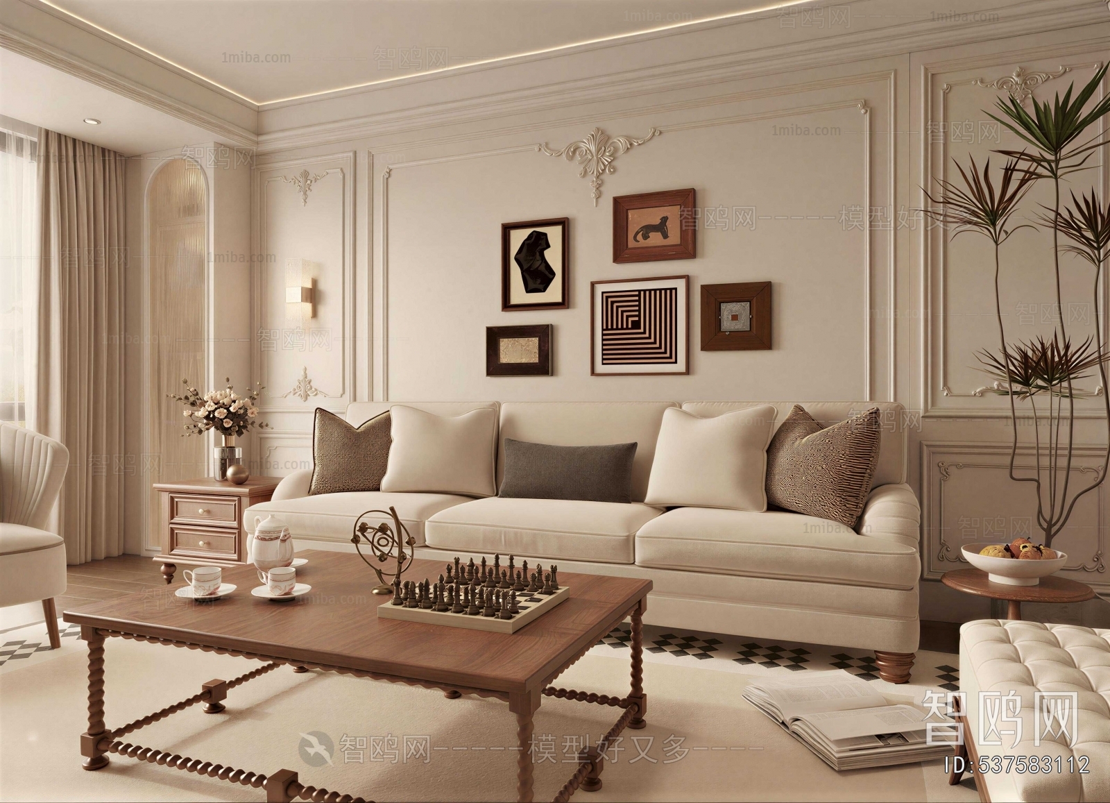 American Style A Living Room