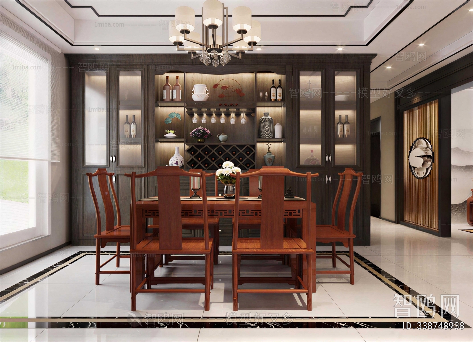 New Chinese Style Dining Room