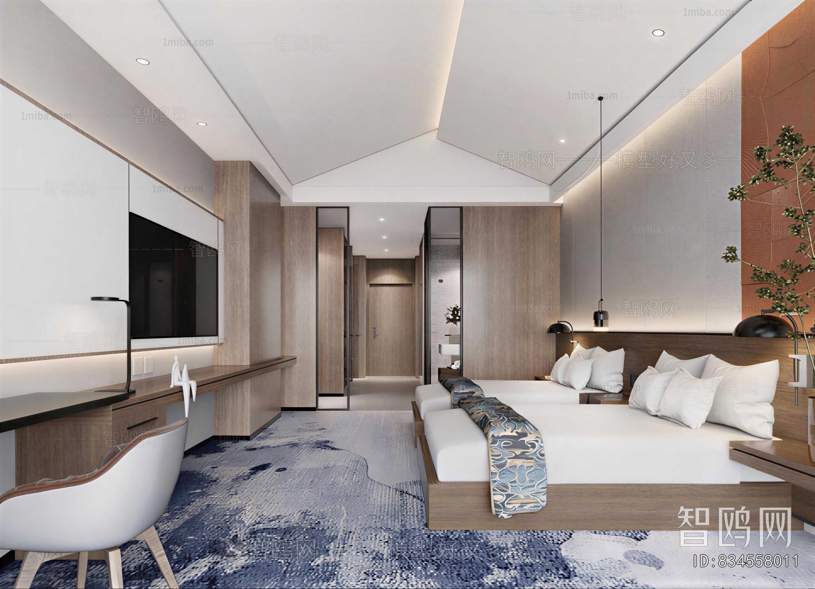 Modern Guest Room