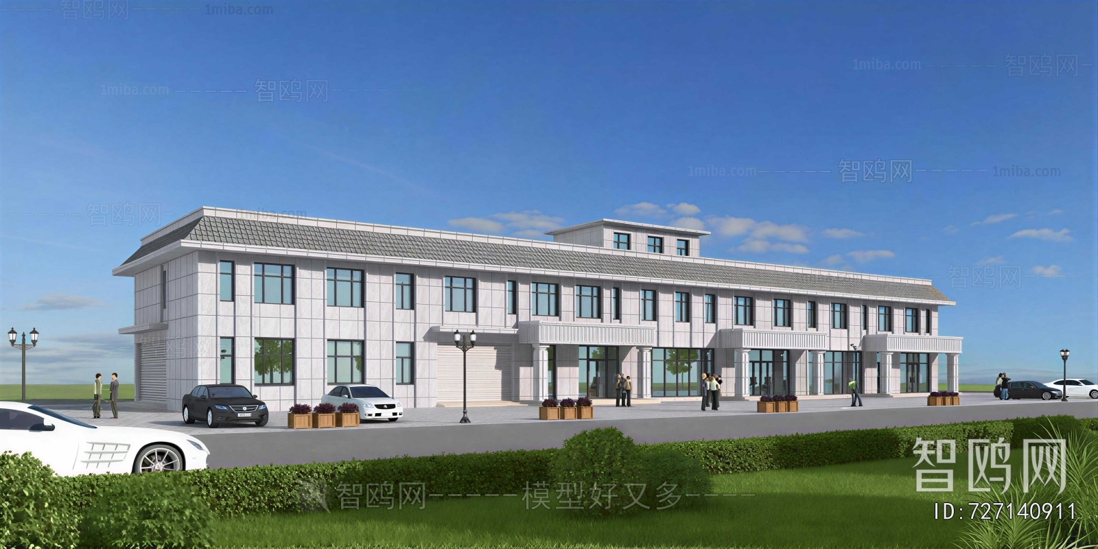 Modern Appearance Of Commercial Building