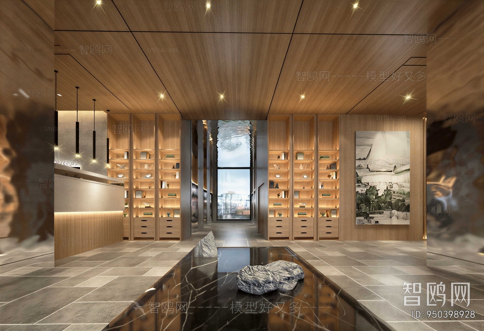New Chinese Style Lobby Hall