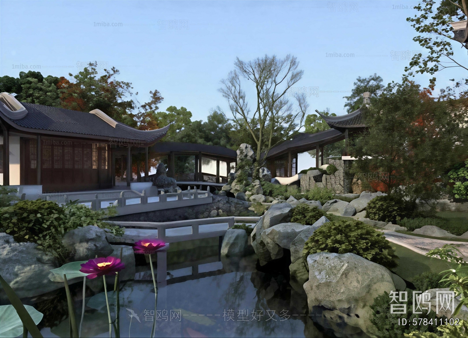 Chinese Style Courtyard/landscape