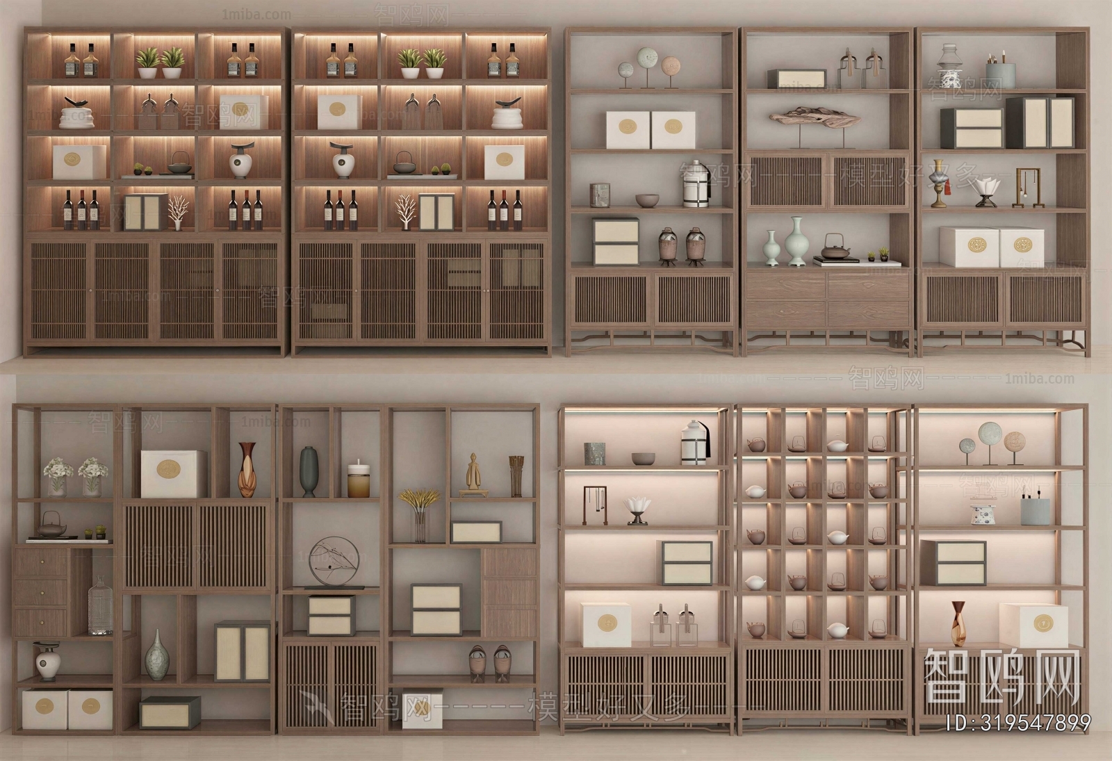 New Chinese Style Antique Rack