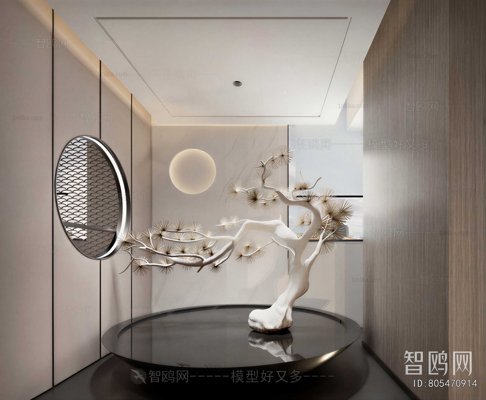 New Chinese Style Plant Landscaping