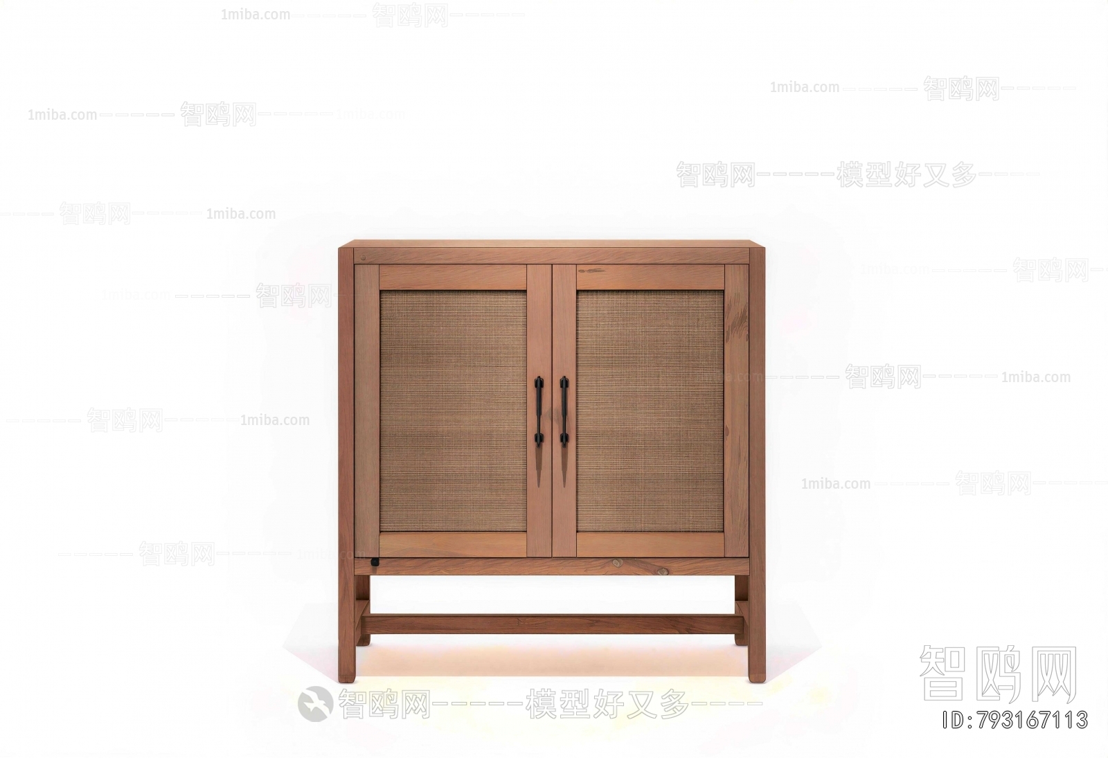 Wabi-sabi Style Side Cabinet