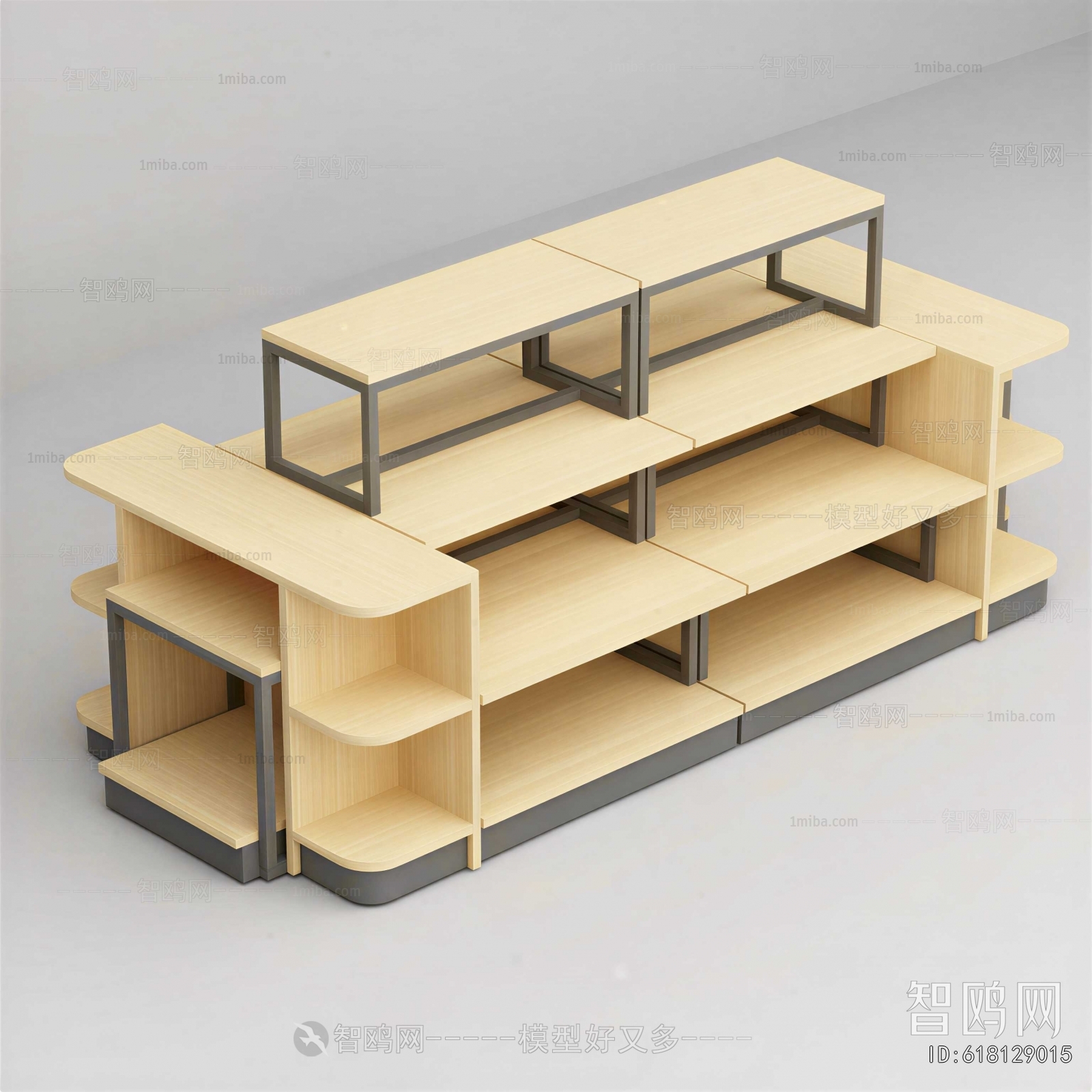 Modern Supermarket Shelf
