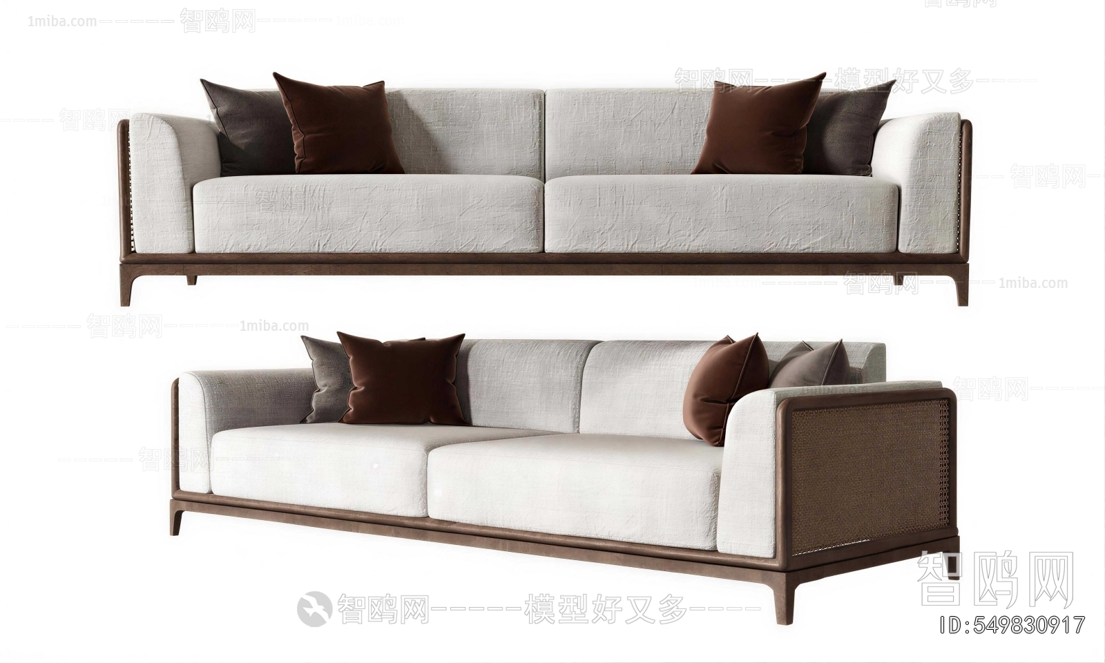 New Chinese Style A Sofa For Two