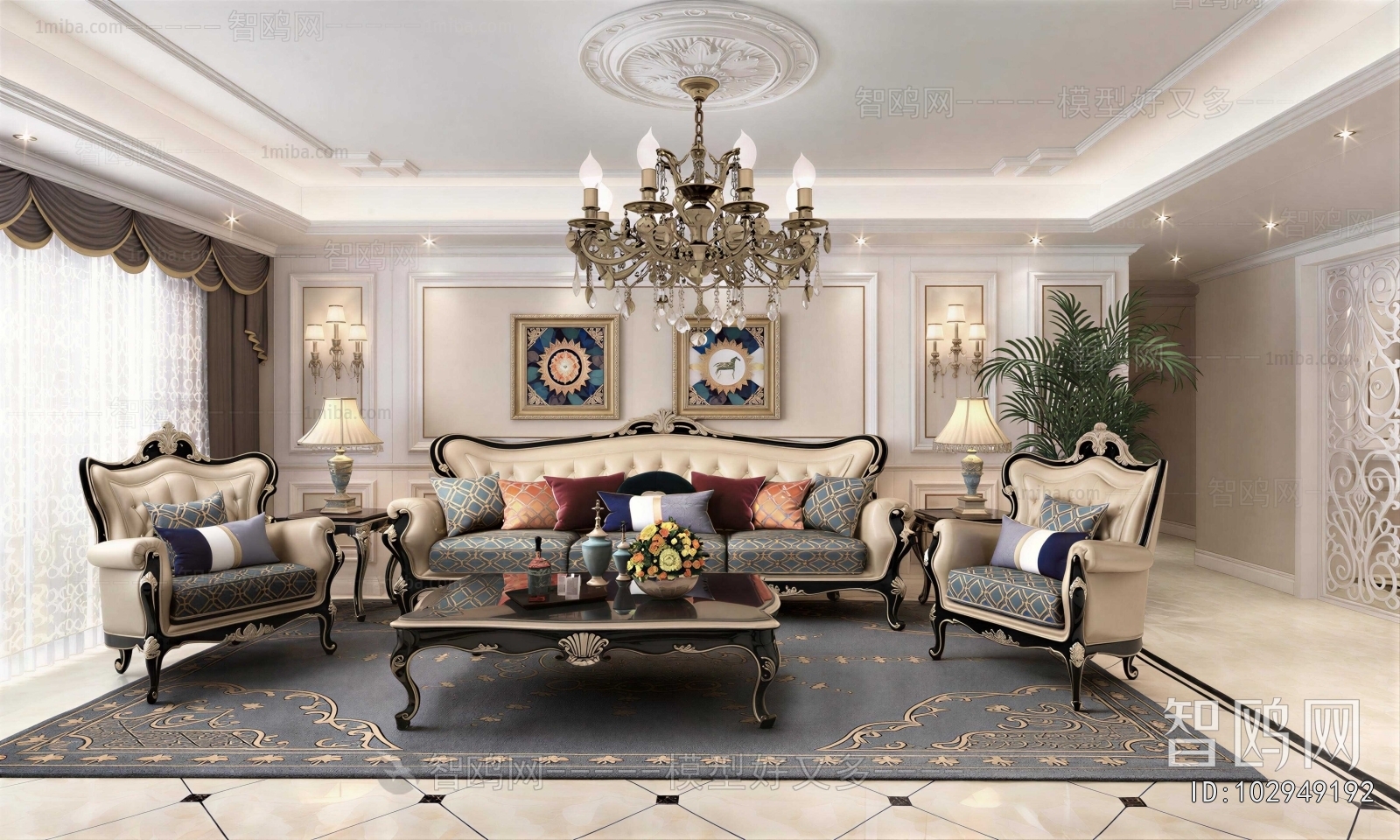 European Style A Living Room