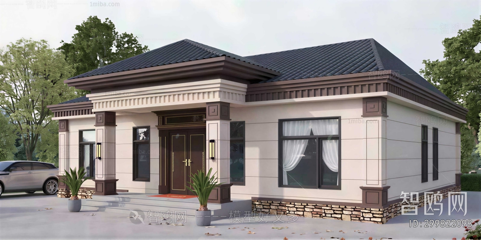 New Chinese Style Detached Villa