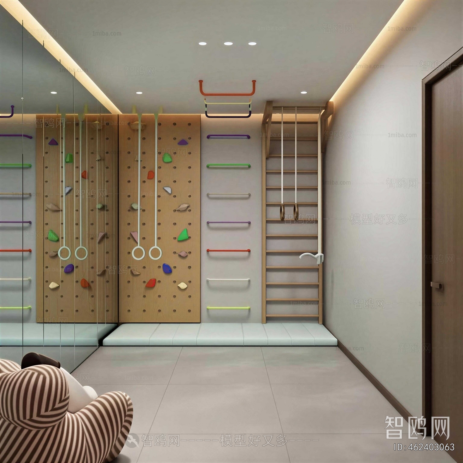 Modern Children's Room Activity Room