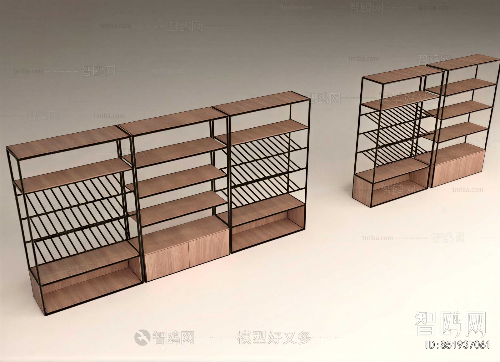 Modern Supermarket Shelf