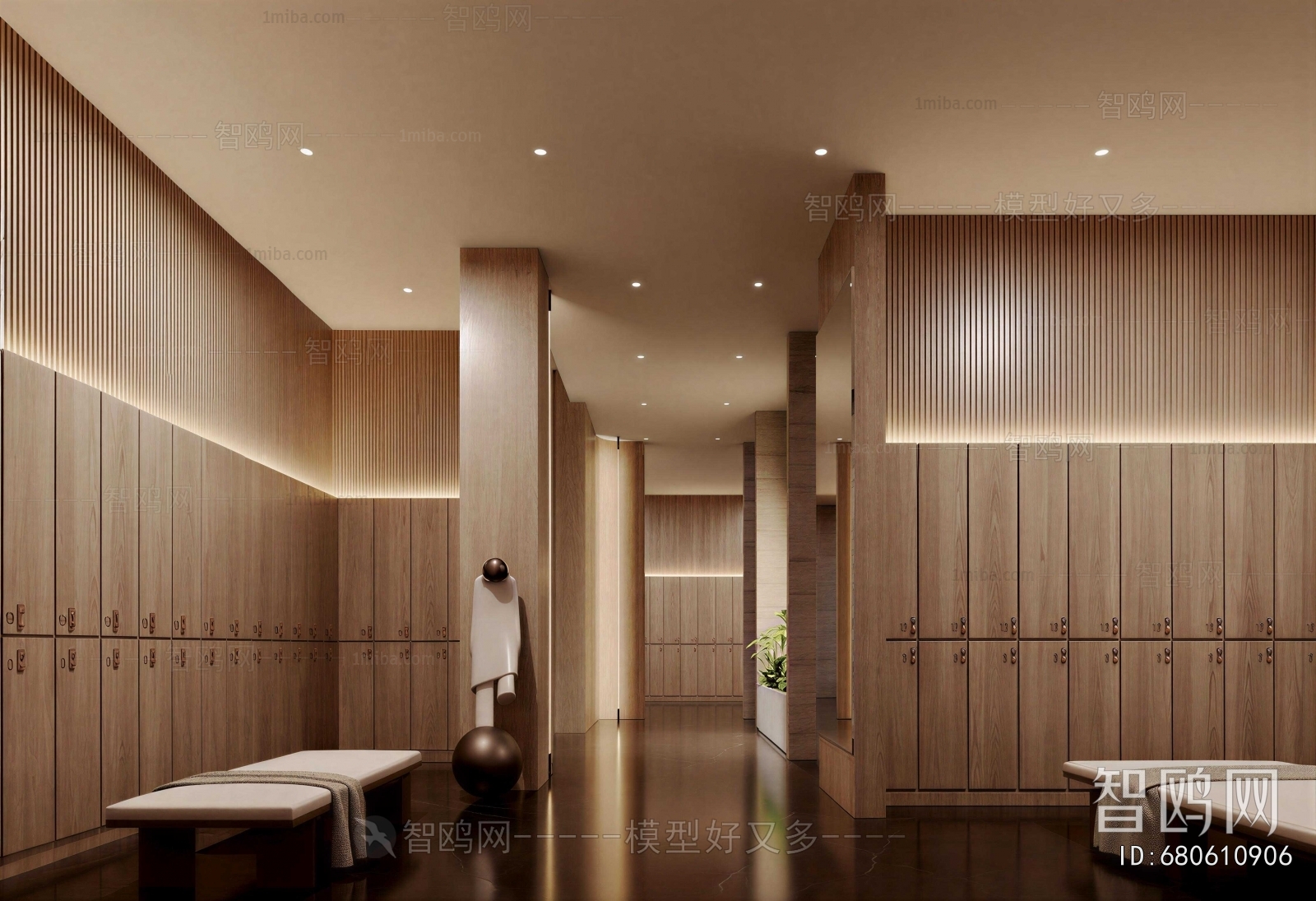 New Chinese Style Changing Room