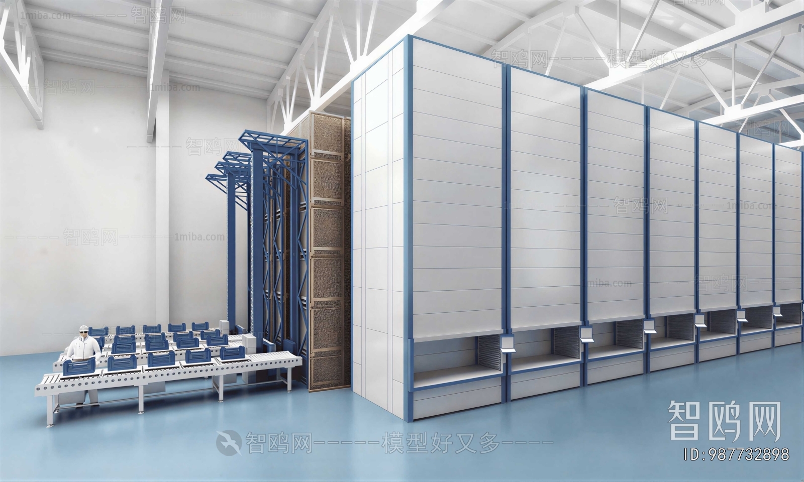 Modern Factory Floor/warehouse