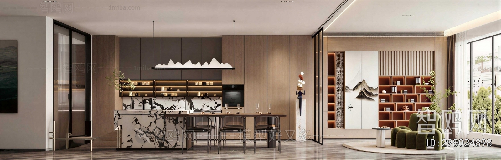 New Chinese Style Dining Room