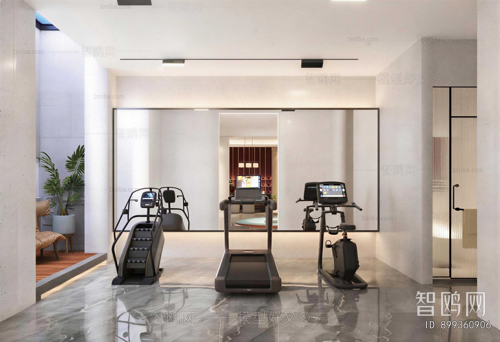 Modern Home Fitness Room