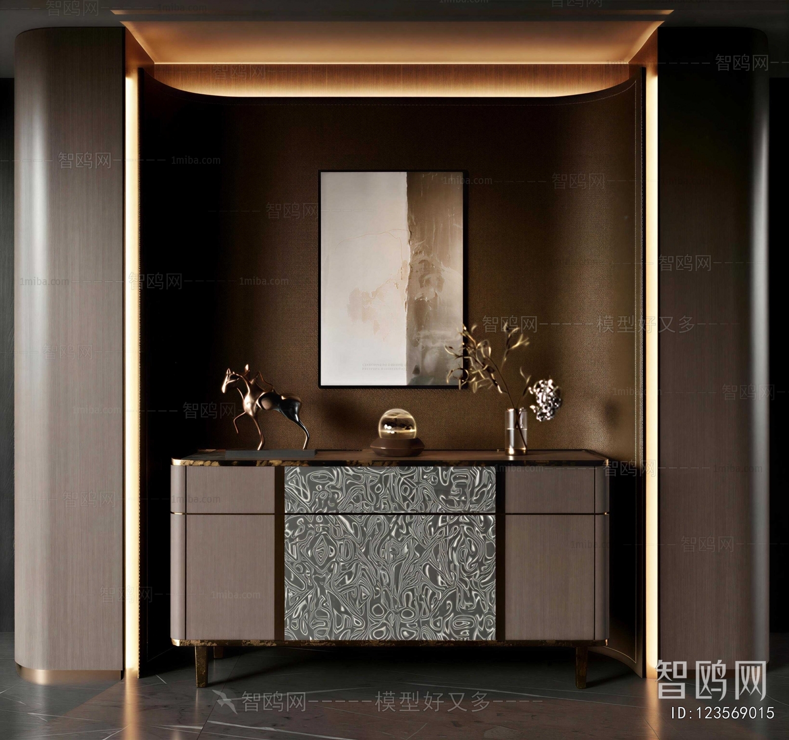 Modern Entrance Cabinet