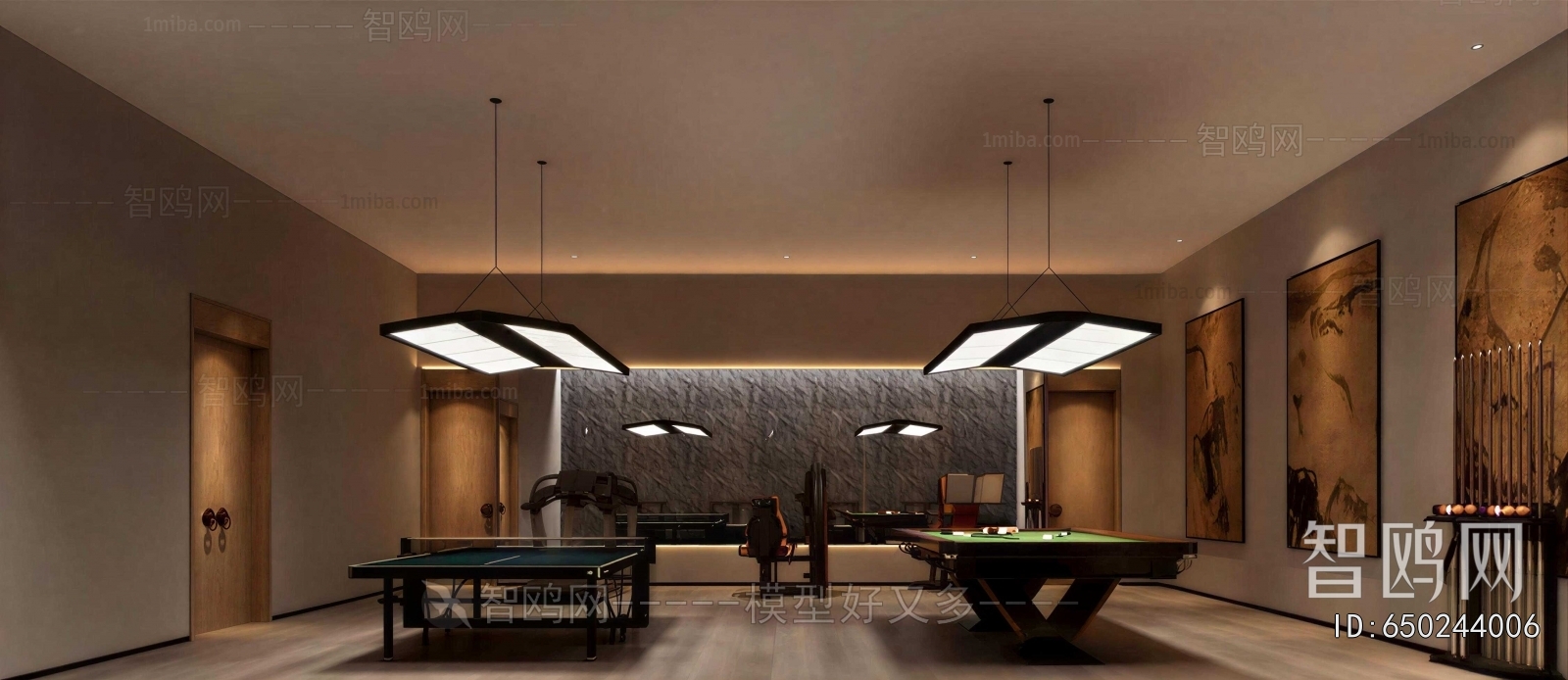 Modern Home Fitness Room