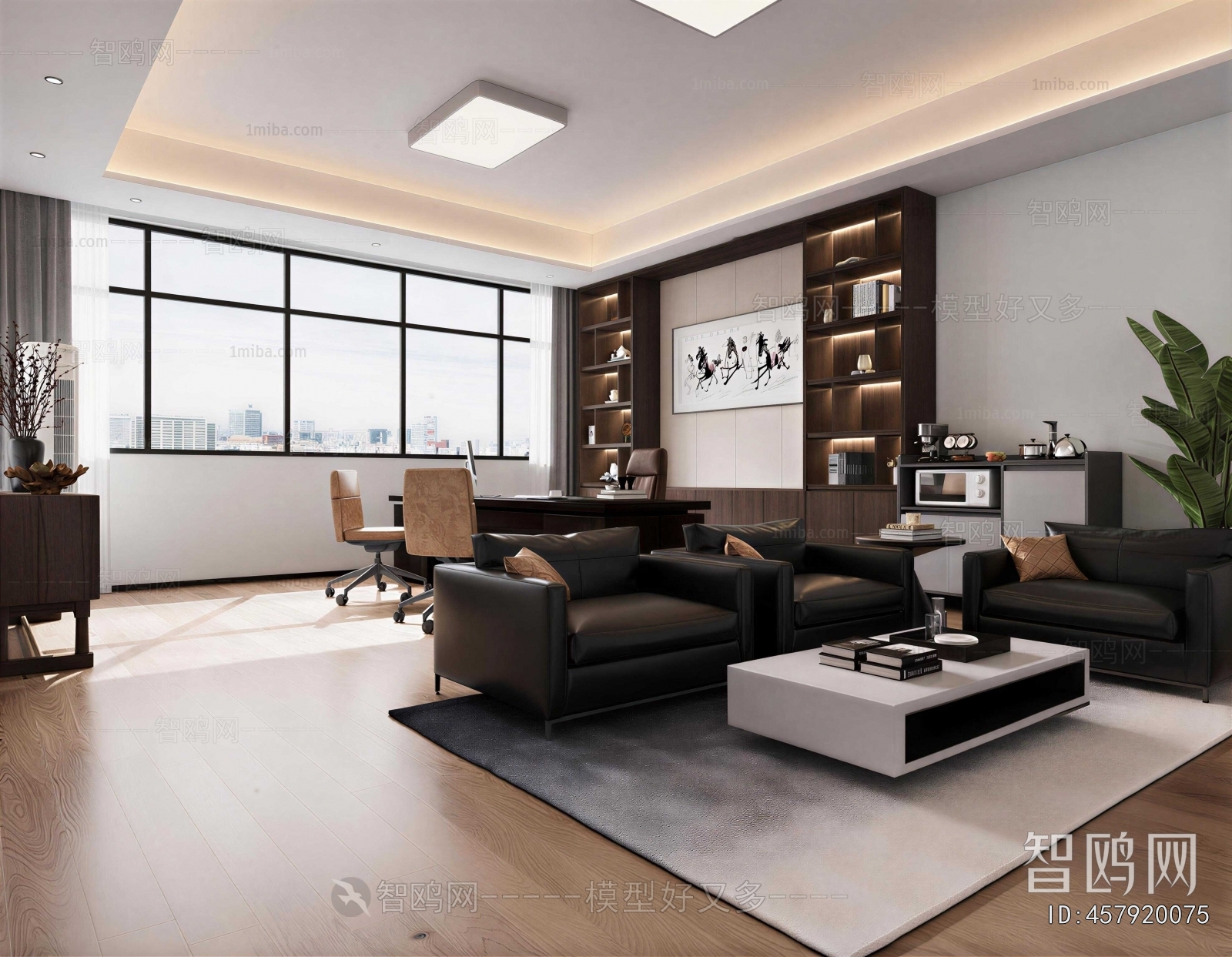 New Chinese Style Manager's Office