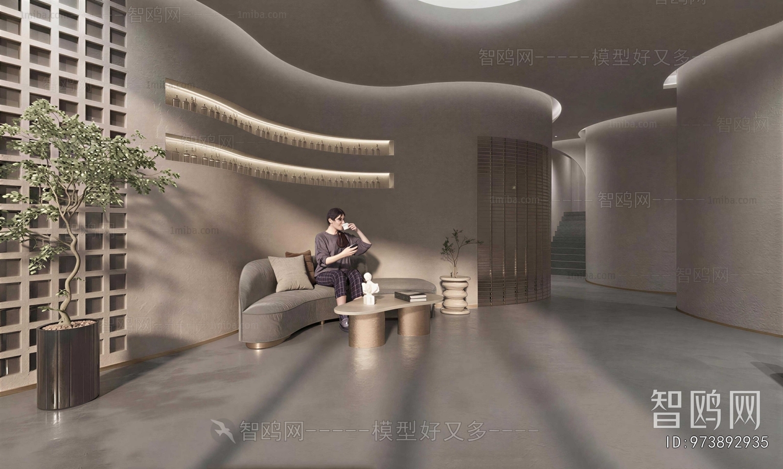 Wabi-sabi Style Beauty Salon