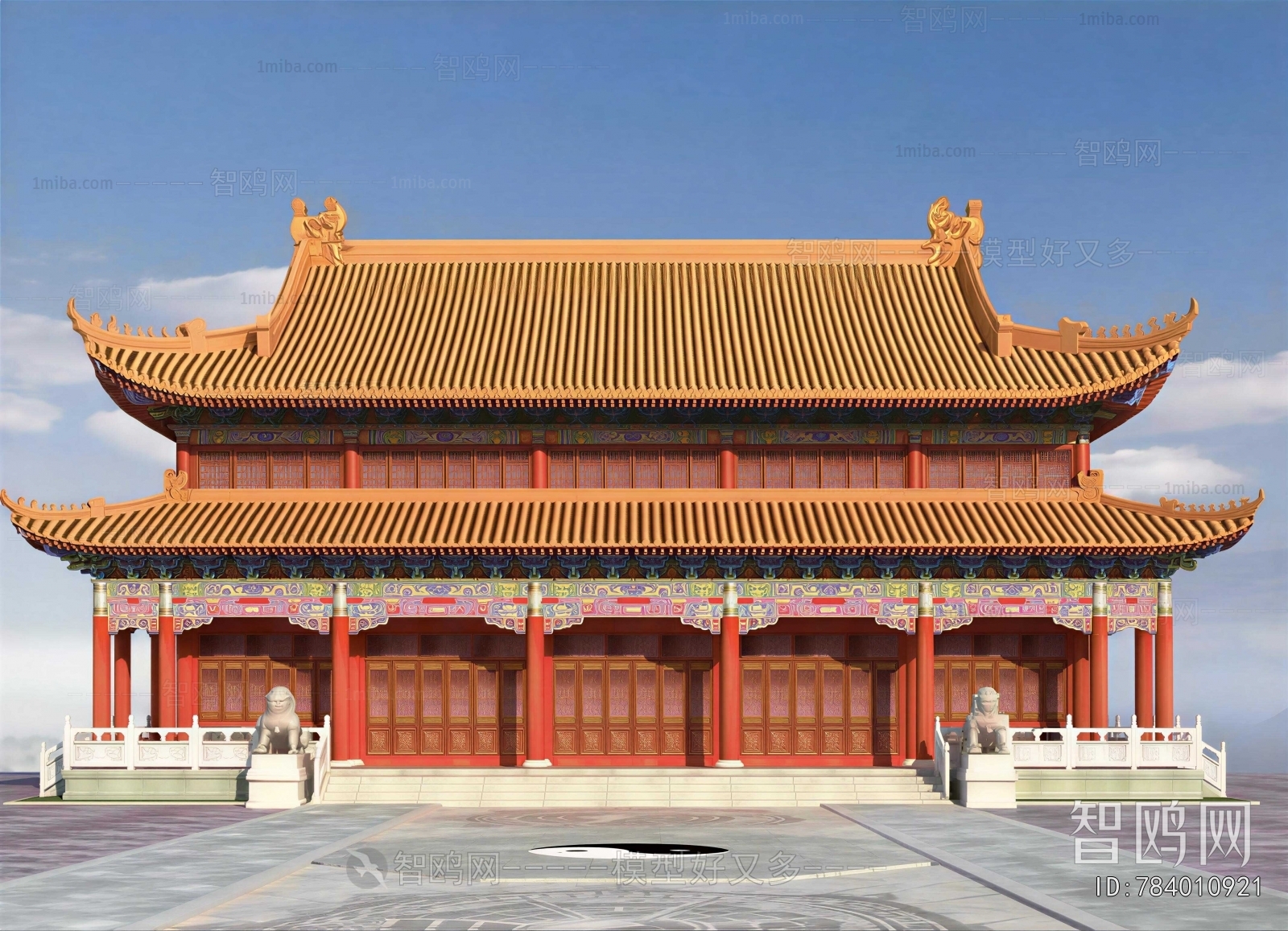 Chinese Style Ancient Architectural Buildings