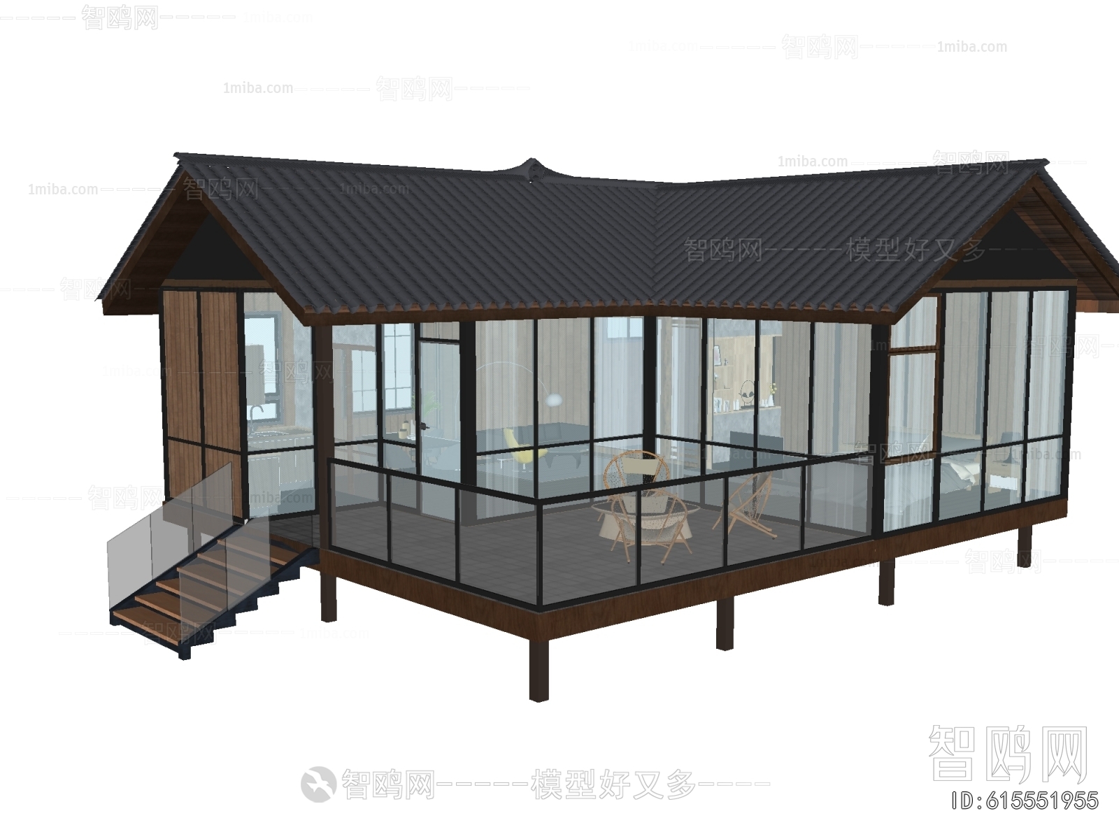 Modern Appearance Of Commercial Building