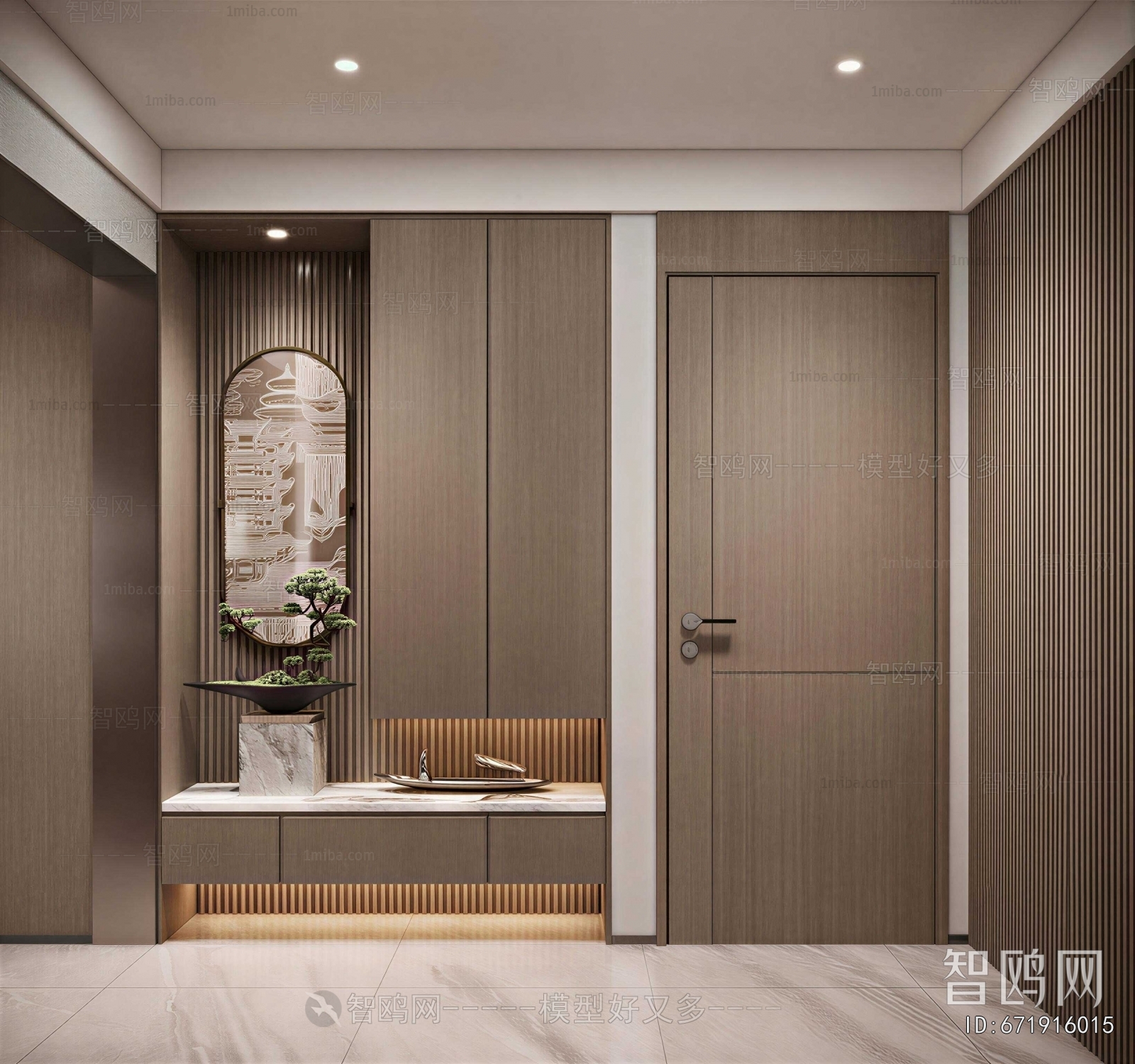 New Chinese Style Hallway