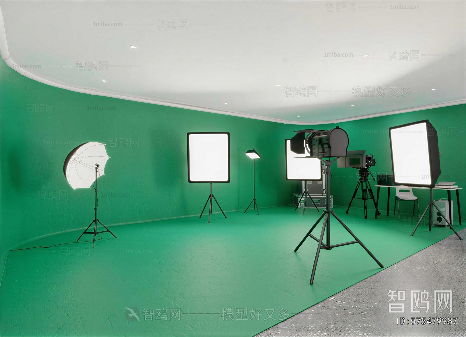 Modern Studio/Recording Studio/Live Room