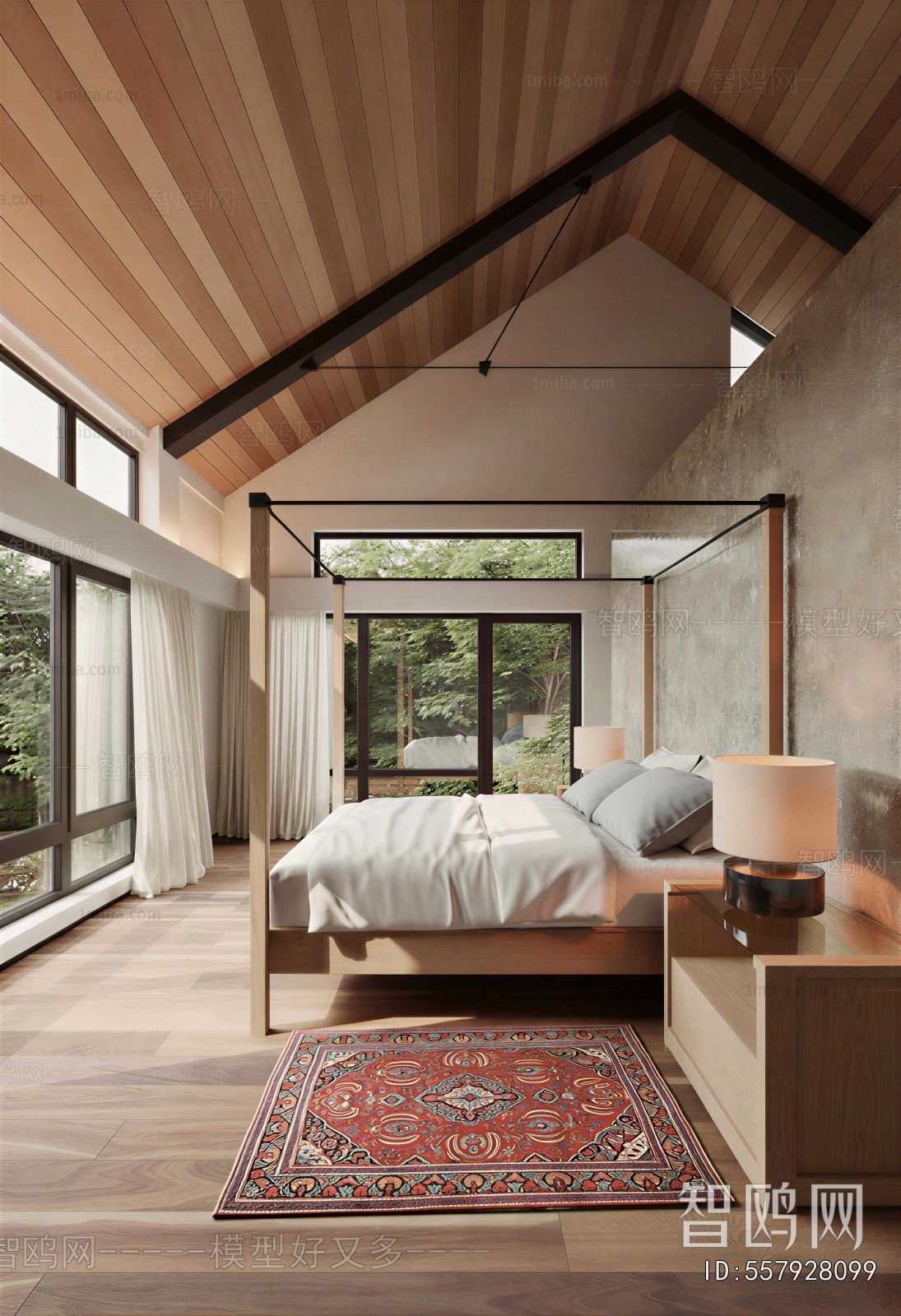 Modern Guest Room