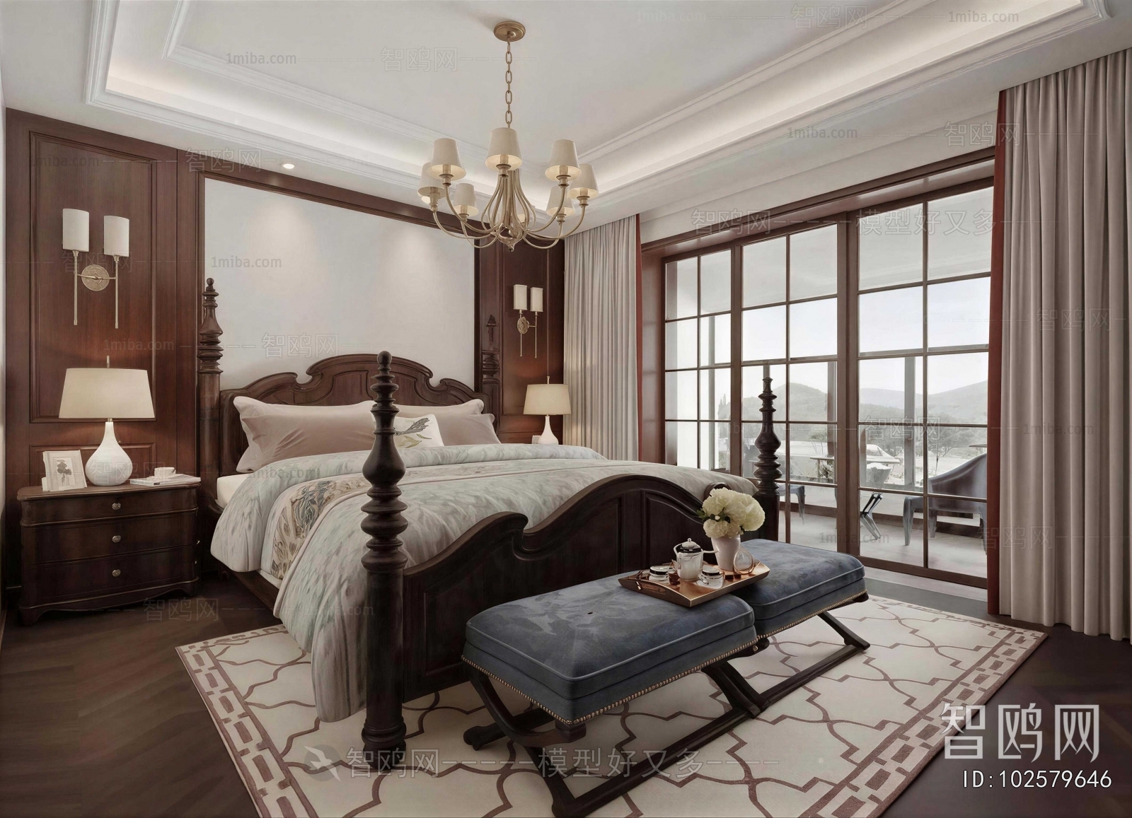 American Style Bedroom