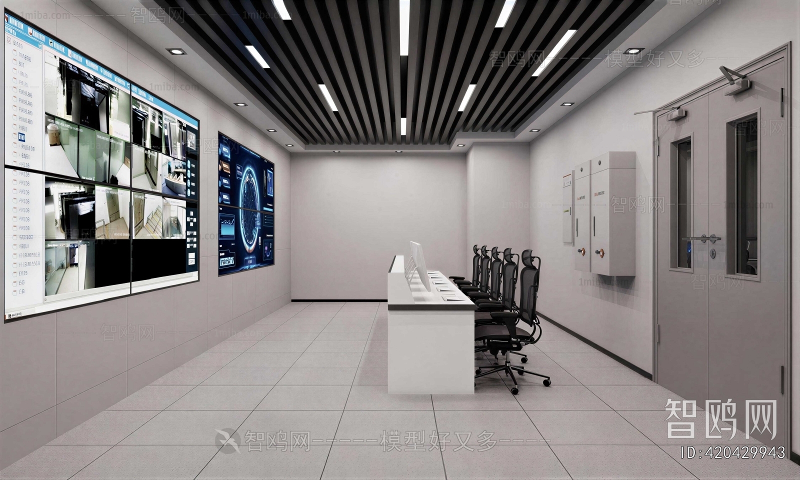 Modern Monitor Room