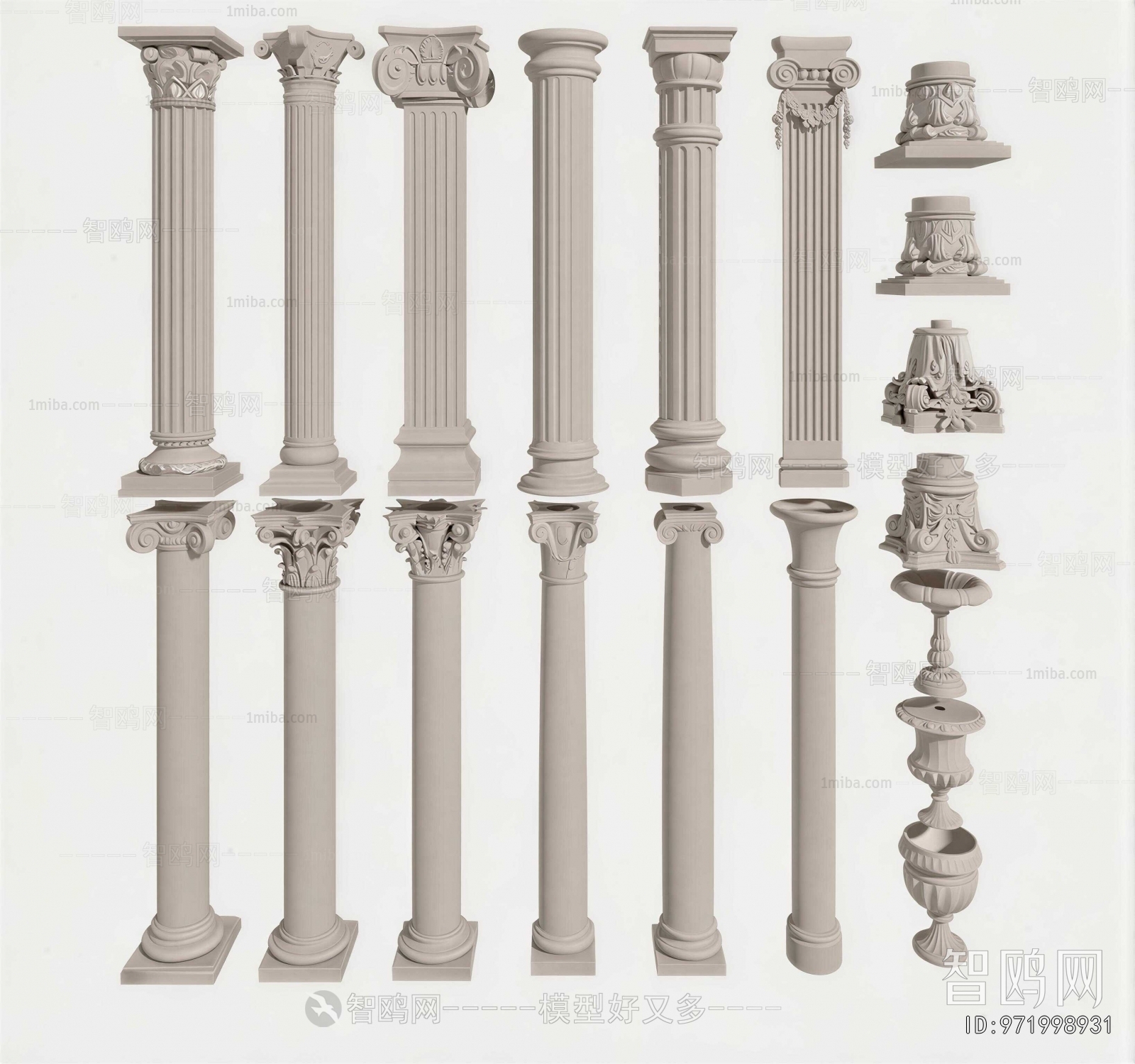 European Style Roman Pillar