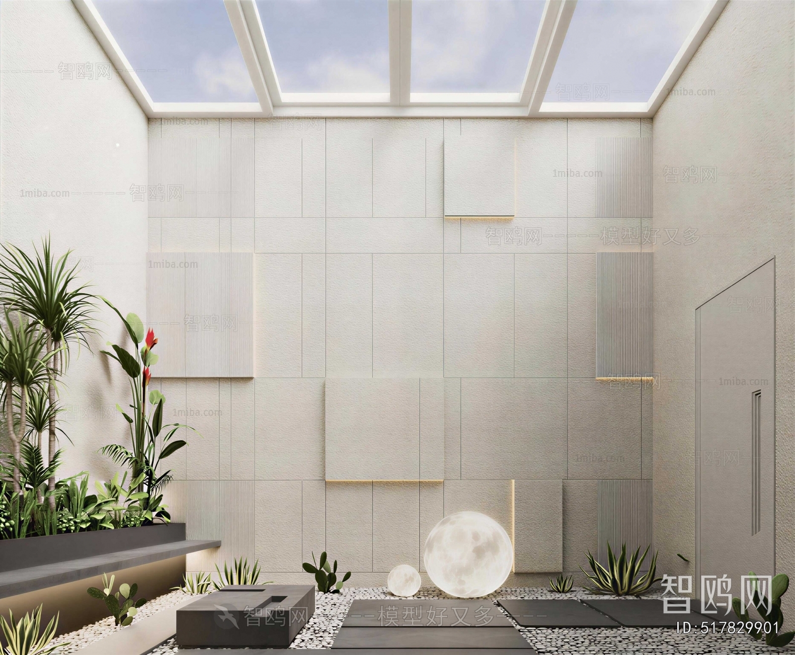 New Chinese Style Courtyard/landscape
