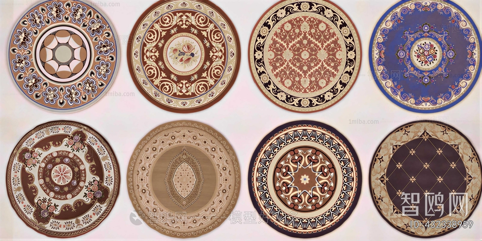 European Style Circular Carpet