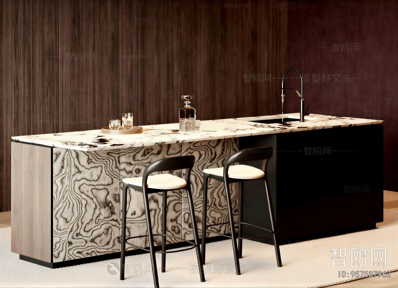 Modern Counter Bar