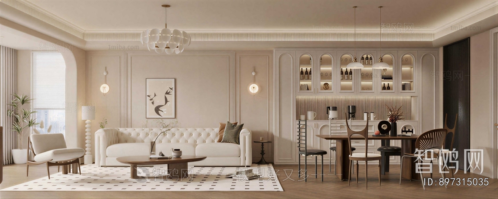 French Style A Living Room
