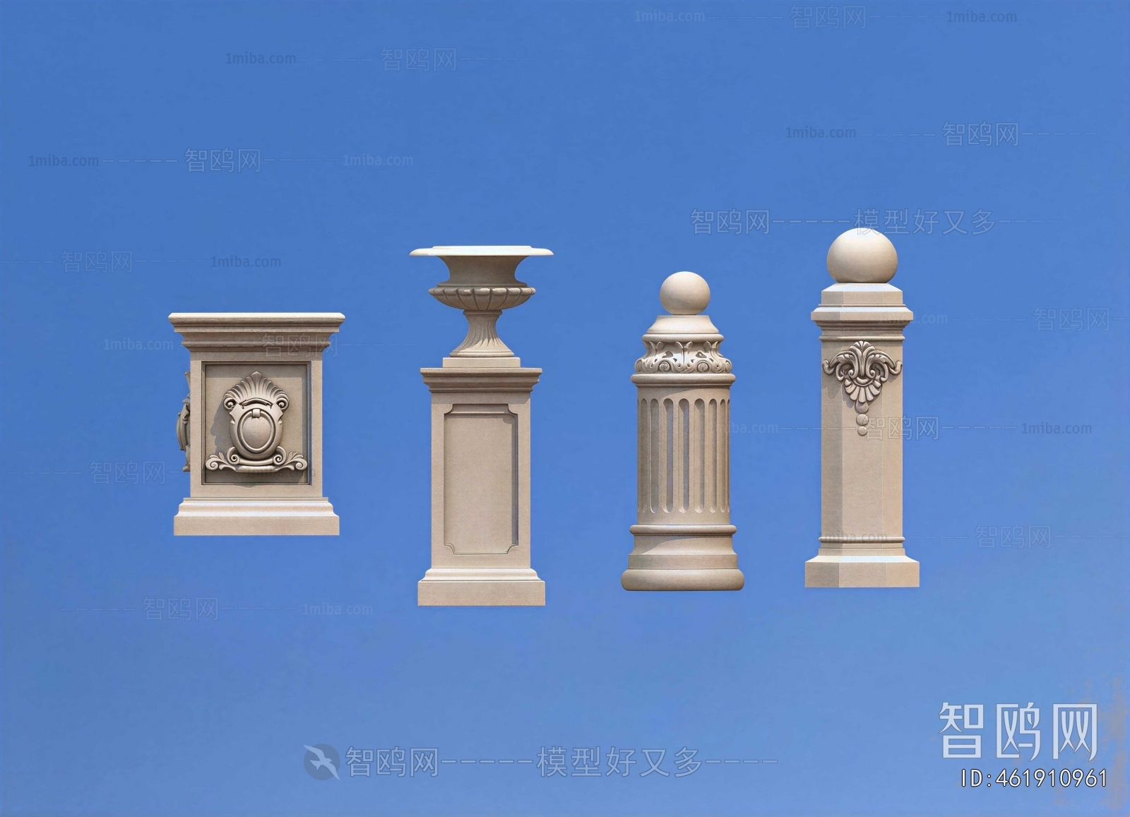 European Style Roman Pillar