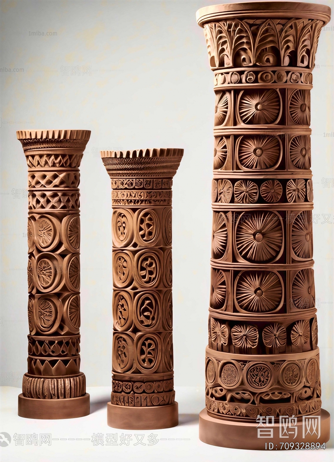 Southeast Asian Style Column